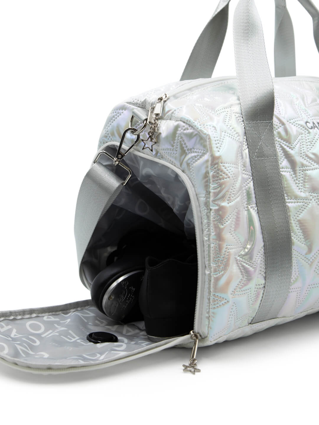 Metallic Star Duffle