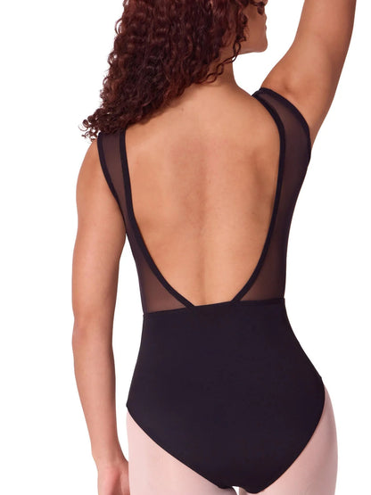 Soft Elegance Asymmetrical Boat Neck Leotard #EL106