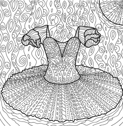 Coloring Book for Dancers