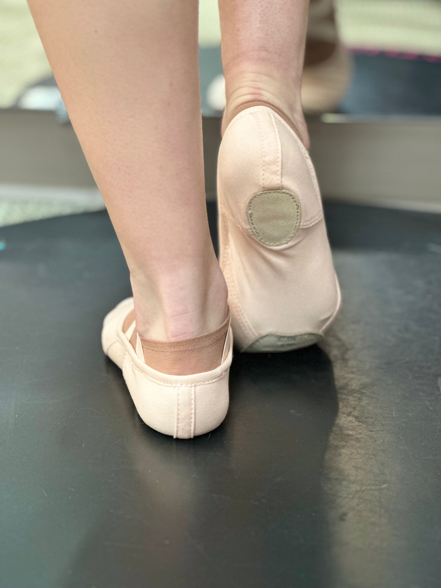 High Quality Stretch Canvas Ballet Shoes- Pink