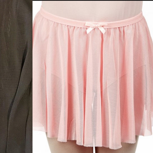 Girls Mesh Skirt in Black or Pink