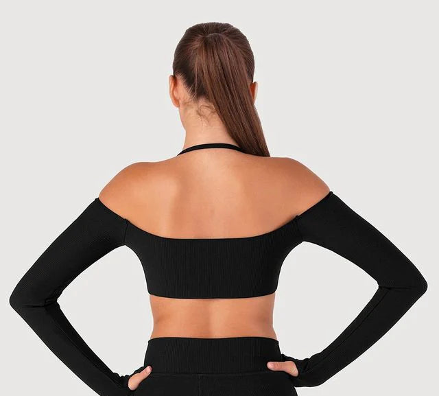 Rib Bolero Top #55774
