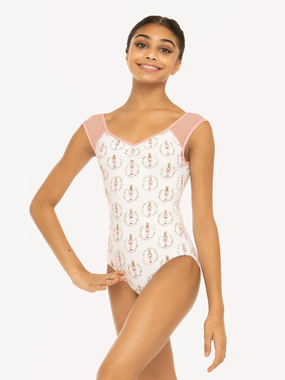 Celine Nutcracker Wreath Leotard