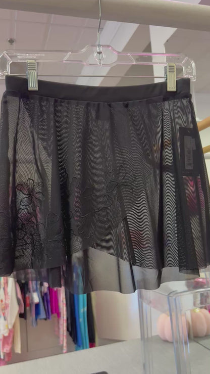 Zoe Floral Mesh Skirt #10001
