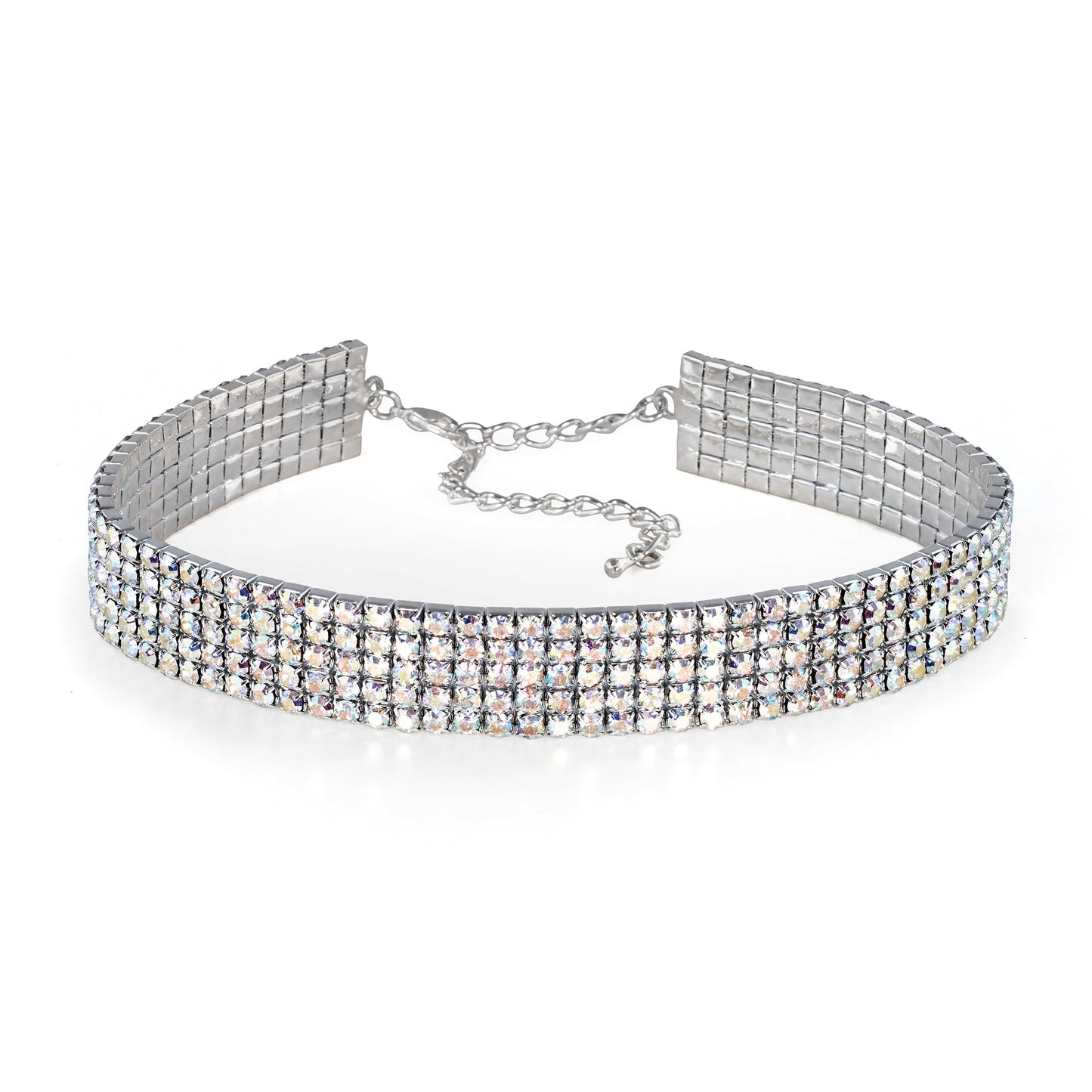 5 Row Flexi-Choker with extender chain