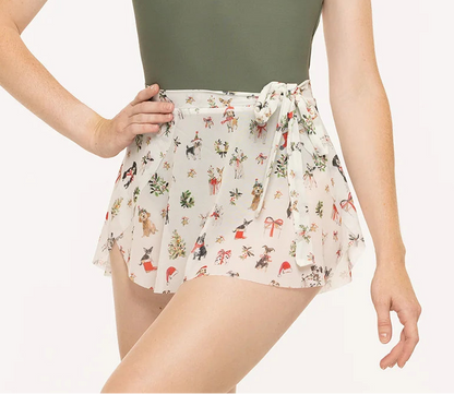 Christmas Dogs Petal Skirt