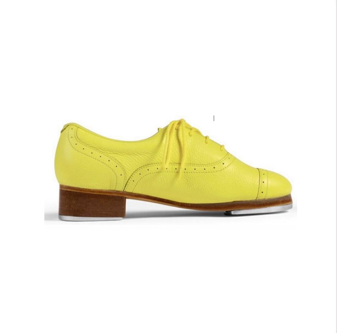 Women's Jason Samuels Smith Yellow Leather Tap Shoes