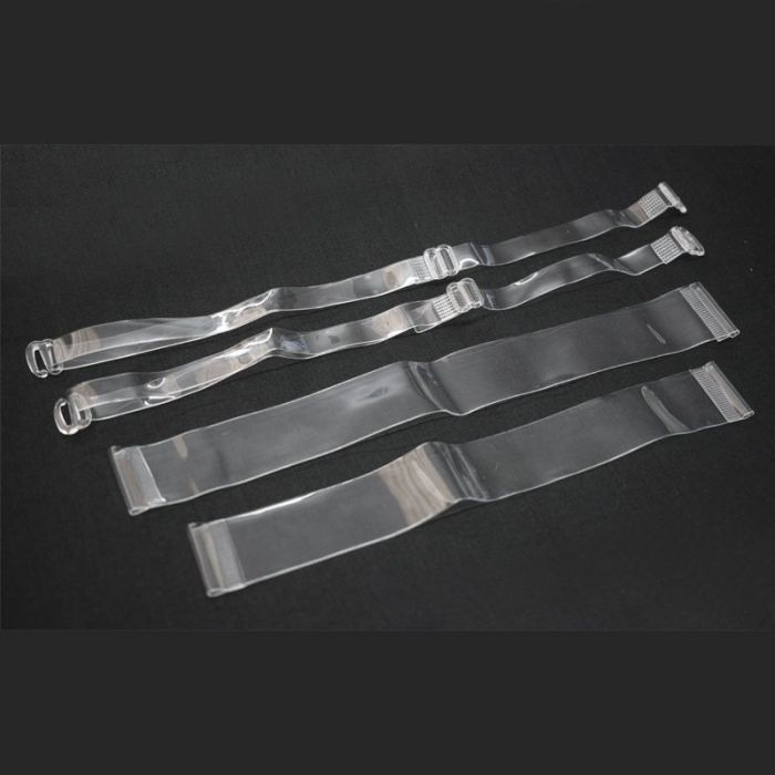 4 Pack Clear Back and Shoulder Bra Straps