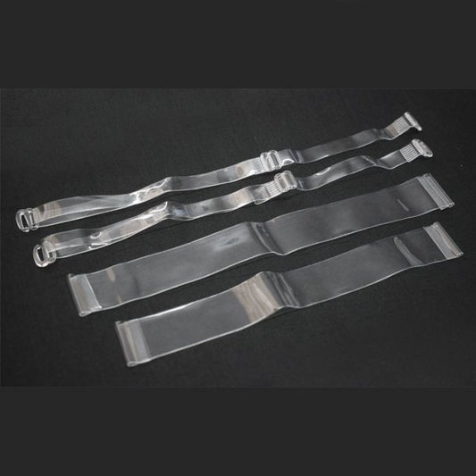 4 Pack Clear Back and Shoulder Bra Straps