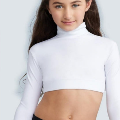 50% Off Turtleneck Long Sleeve Crop TB107