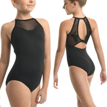 Load image into Gallery viewer, Luciana Black Mesh Leotard #23117
