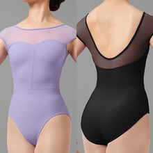 Load image into Gallery viewer, Boatneck Chevron Cap Sleeve Leotard #M 5100LM
