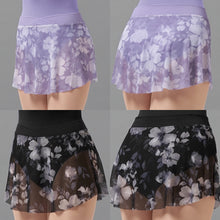 Load image into Gallery viewer, Chevron Floral Mesh Skirt #MS 162
