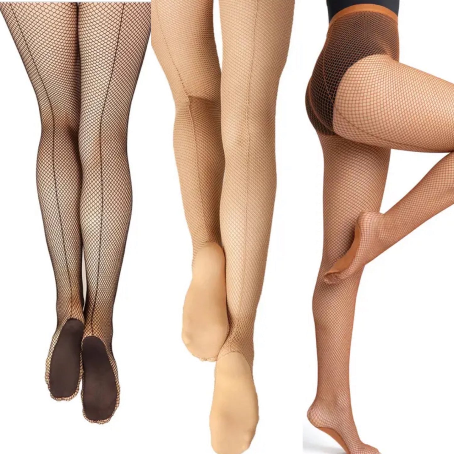 Professional Fishnet Tight w/ Seams #3400