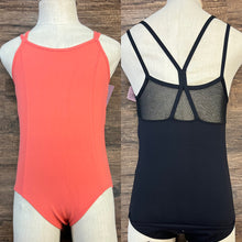 Load image into Gallery viewer, Double Cami Strap Mesh Back Leotard #5949

