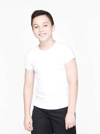 Body Wrappers Boys Short Sleeve Shirt #B190