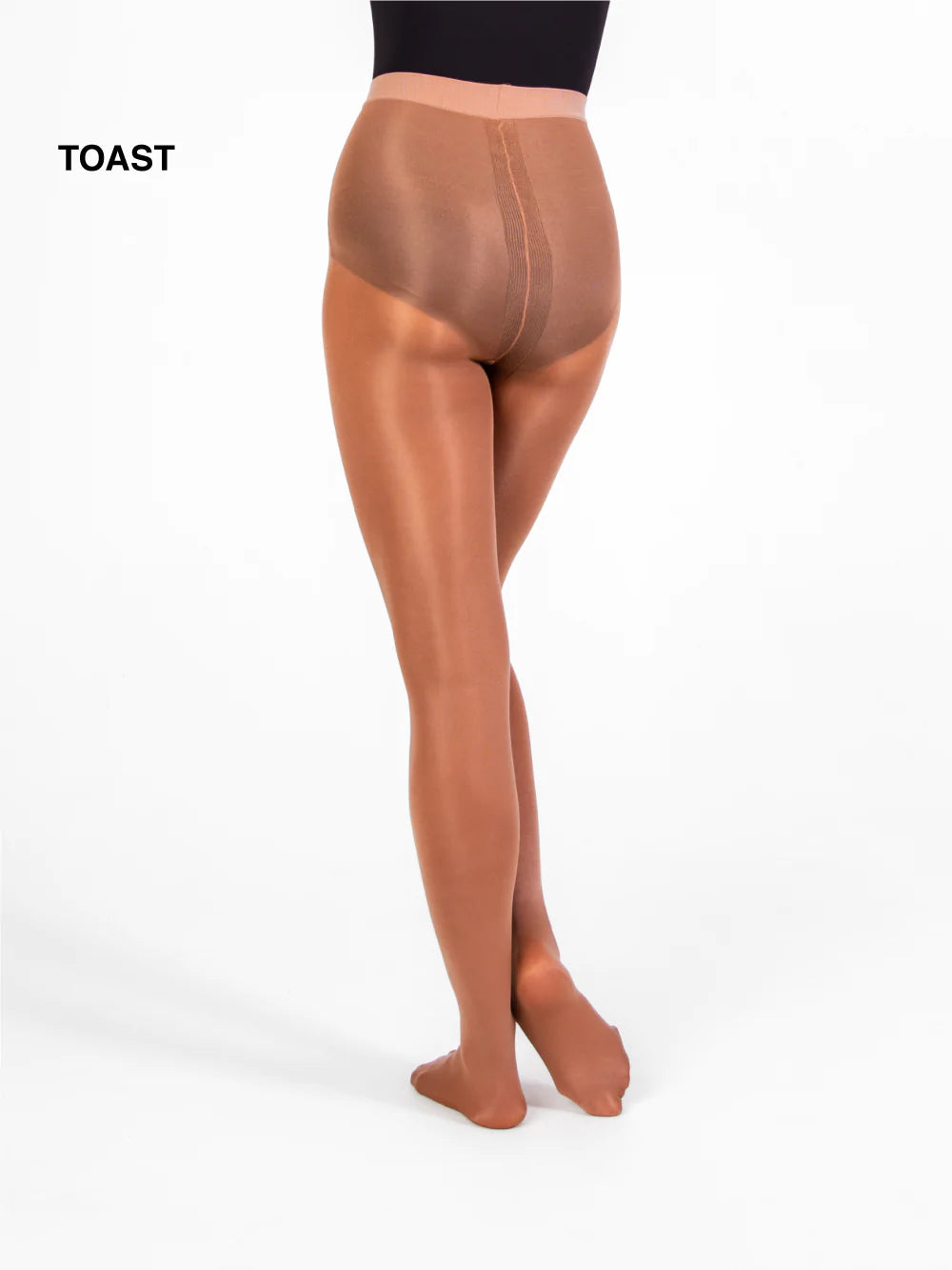 Body Wrappers Total Stretch Seamless Shimmer Footed Tights #A55-C55