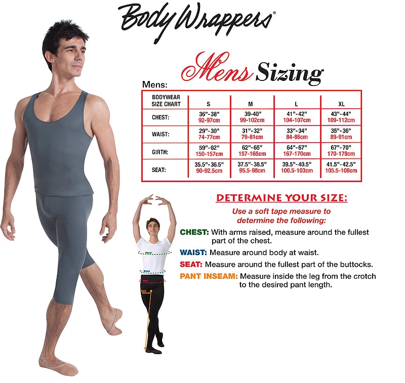 Body Wrappers Mens Racerback Tank #H601