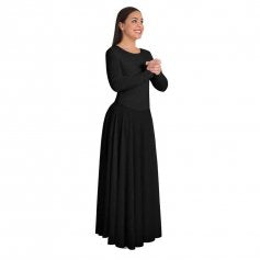 Praise Full Length Long Sleeve Dress: Child Large