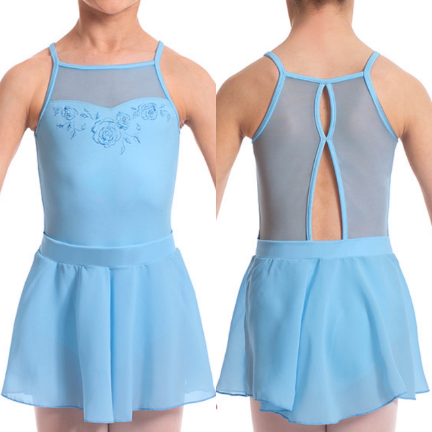 Skirted Halter Leotard #CL 2367