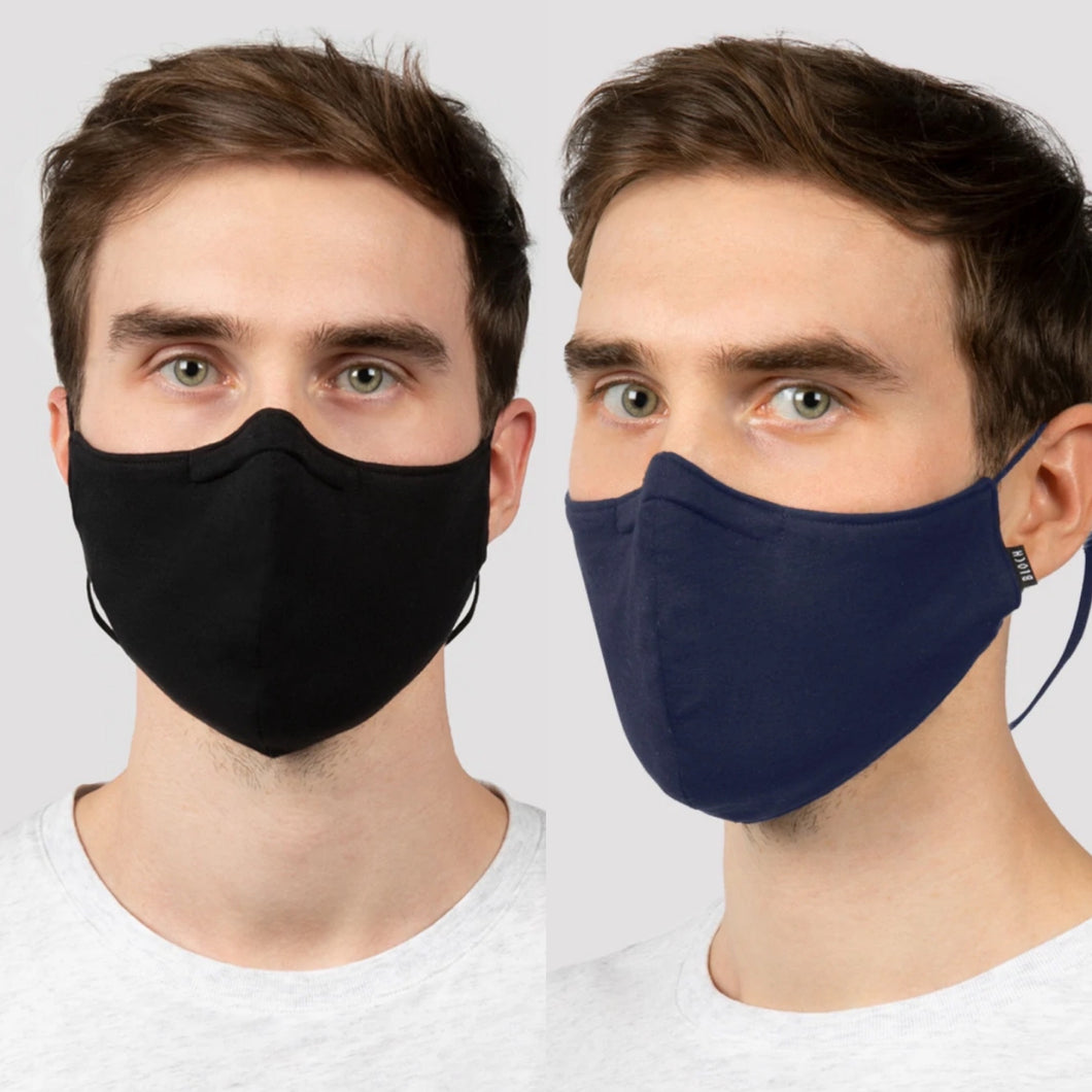 Bloch B-Safe 3 Pack Adult Masks with Lanyard