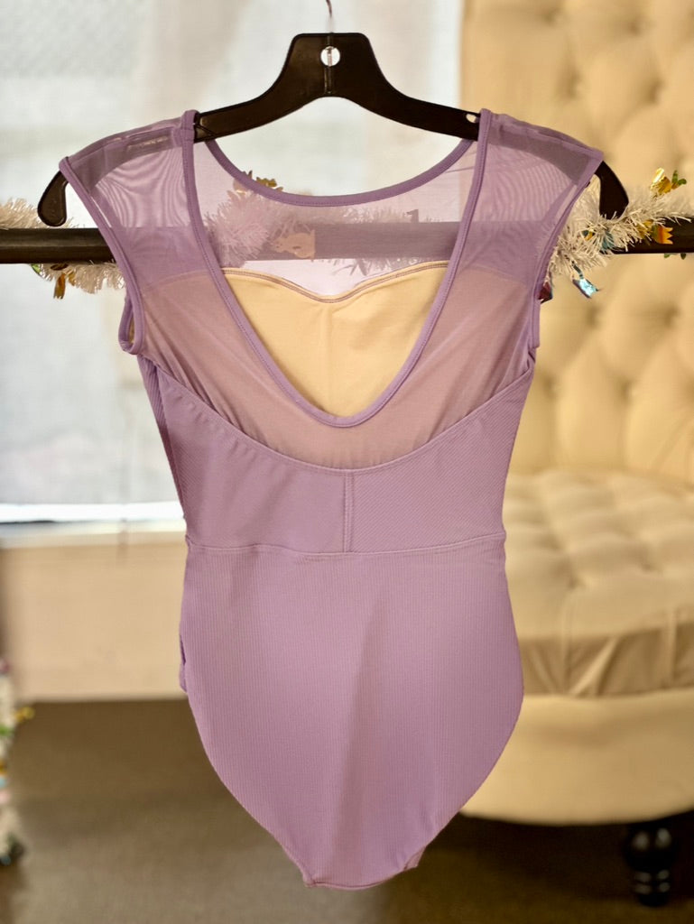 Boatneck Chevron Cap Sleeve Leotard #M 5100LM