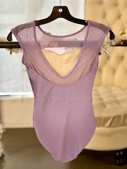 Boatneck Chevron Cap Sleeve Leotard #M 5100LM