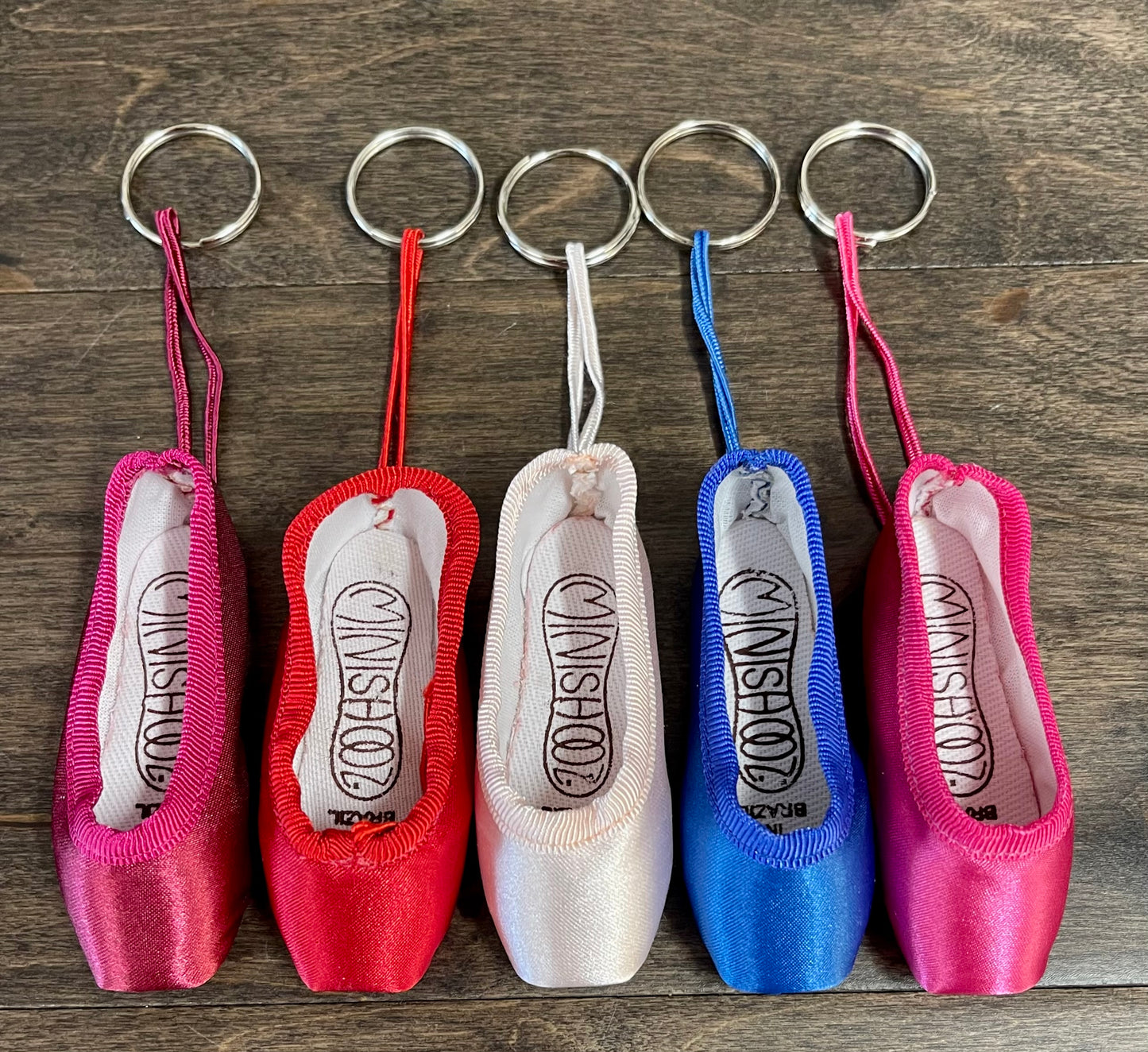 Pointe Shoe Keychain