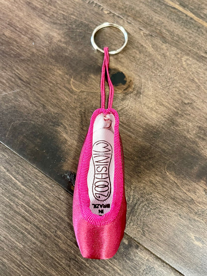 Pointe Shoe Keychain