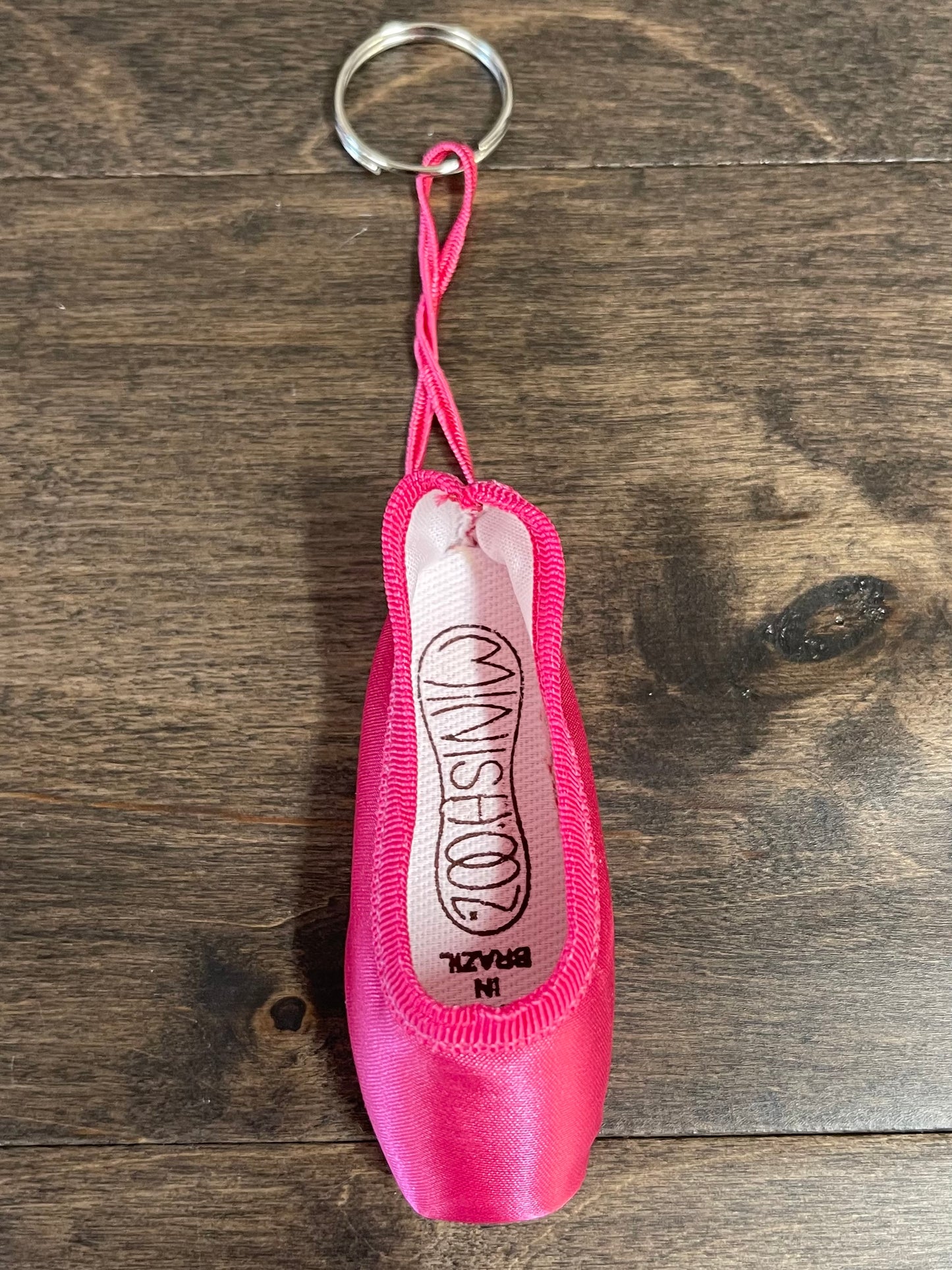 Pointe Shoe Keychain