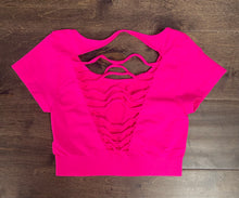 Load image into Gallery viewer, Super Soft &amp; Stretchy Shred Back Top
