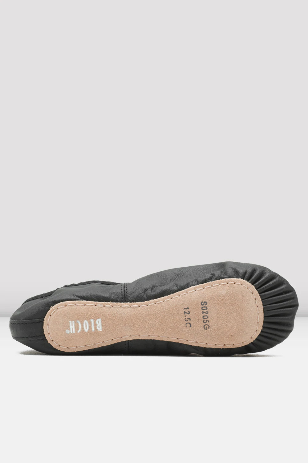 50% OFF Bloch "Dansoft" Leather Full Sole Black Ballet Shoes