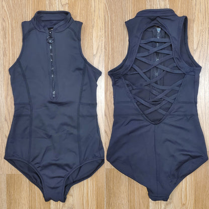 Scuba Black Leotard #2724