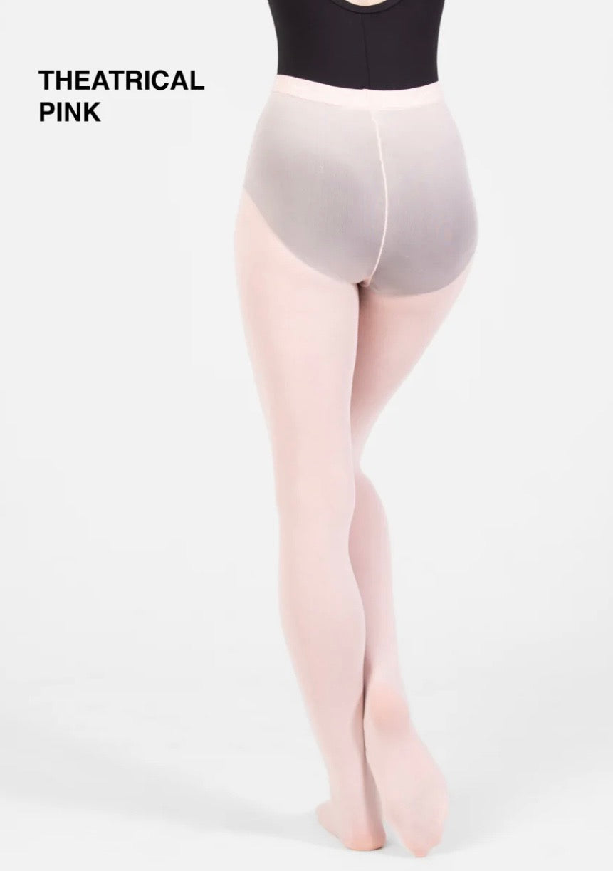 Body Wrappers Total Stretch Seamless Footed Tights #C30- A30