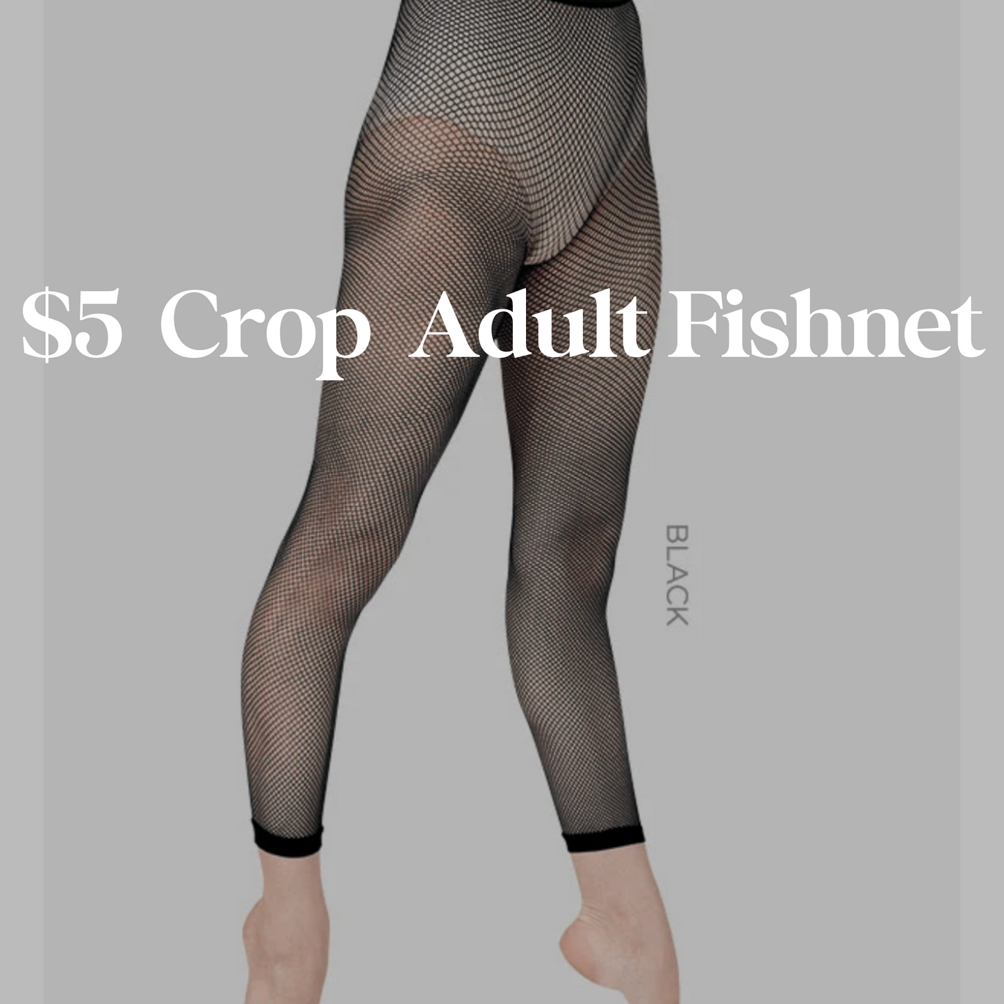 $5 Adult Crop Fishnet Tights