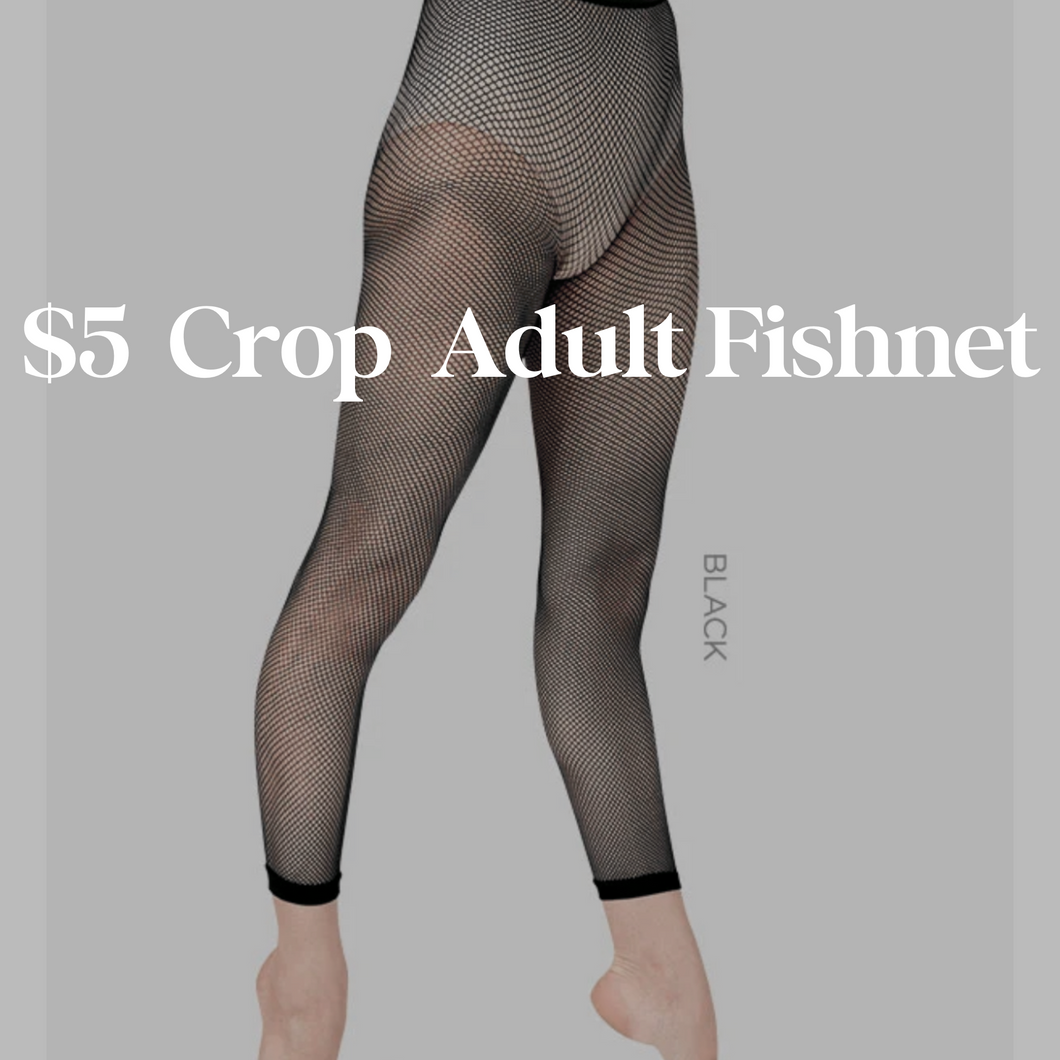 $5 Adult Crop Fishnet Tights