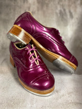 Load image into Gallery viewer, Jason Samuel Smith Metallic Purple Tap Ladies Shoes
