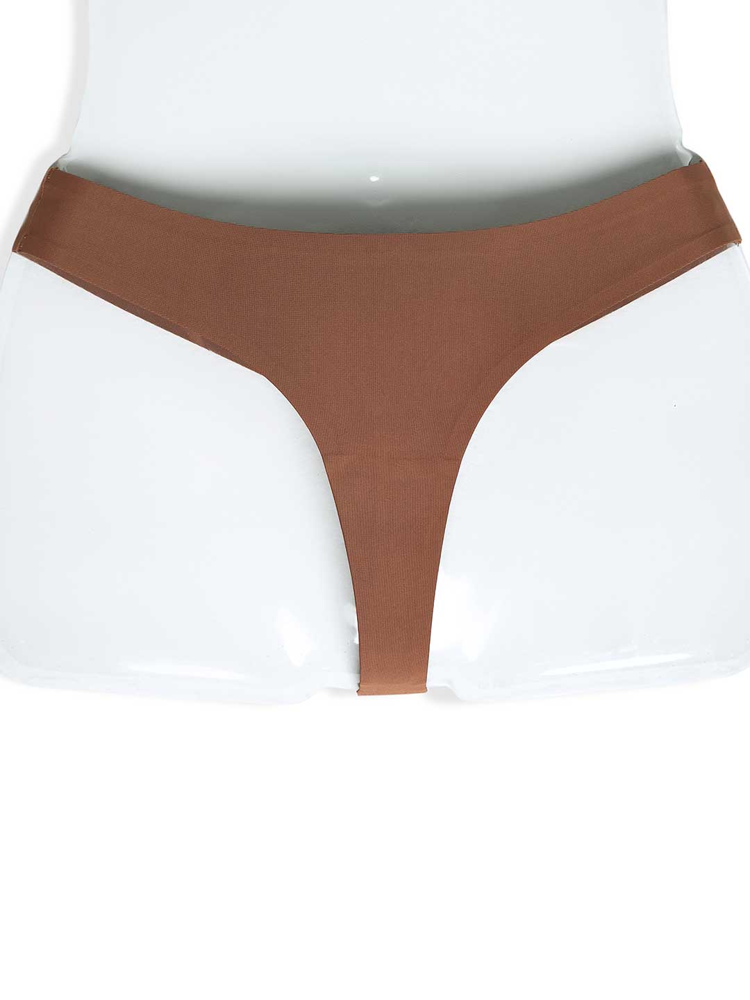 Capezio Mocha Seamless Thong #3691