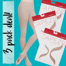 Load image into Gallery viewer, Capezio Ultra Soft Convertible Tights: 3 Pack Deal
