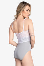 Load image into Gallery viewer, Camisole Leotard with Lace Overlay
