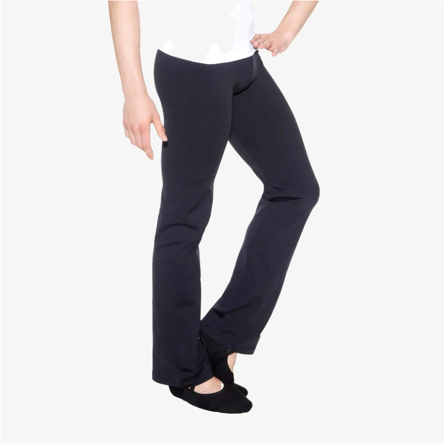 Mens Straight Leg Black Pants #299ME