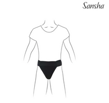 Load image into Gallery viewer, Mens Sansha Full Seat Dance Belt
