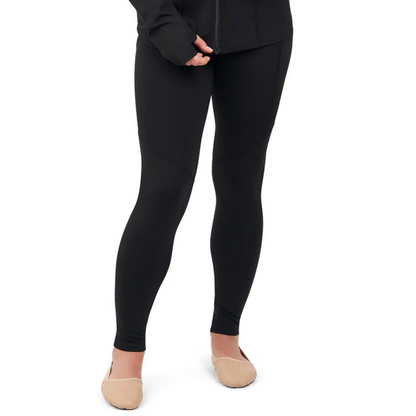 Mesh Black Leggings - Medium Adult