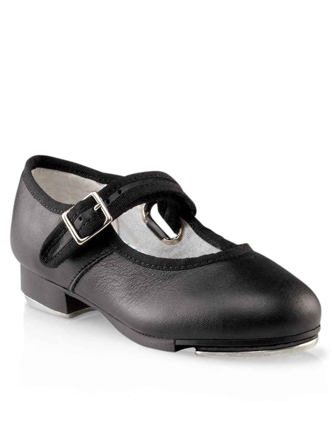 Capezio Mary Jane Buckle Tap Shoes - Black #3800