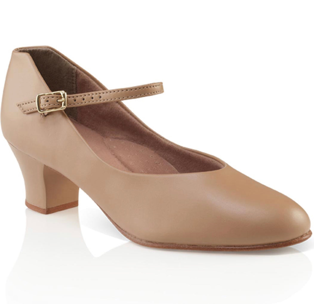 Capezio 1.5” Heel Character Shoes Caramel #550