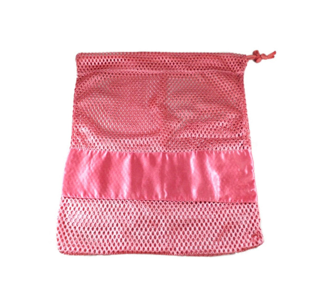 Mesh Pointe Shoe Drawstring Bag