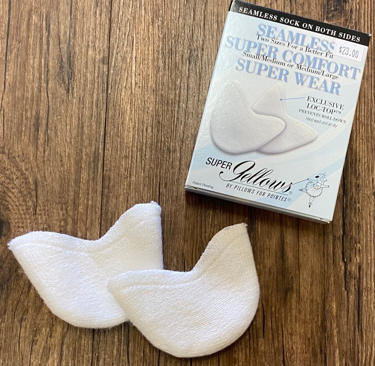 Gellows Seamless Pointe Shoe Gel Toepads