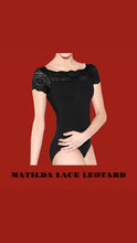 Load image into Gallery viewer, Matilda Lace Leotard: Black
