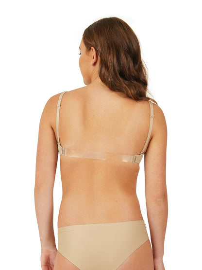 Capezio Underwire Clear Strap Bra #3767