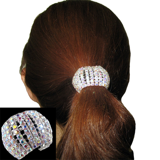 Clear Rhinestone Pony Tail Holder